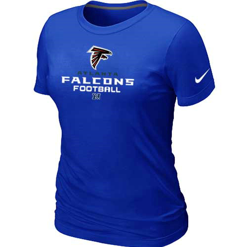 Women Atlanta Falcons blue T-Shirt