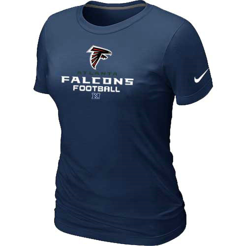 Women Atlanta Falcons deep blue T-Shirt