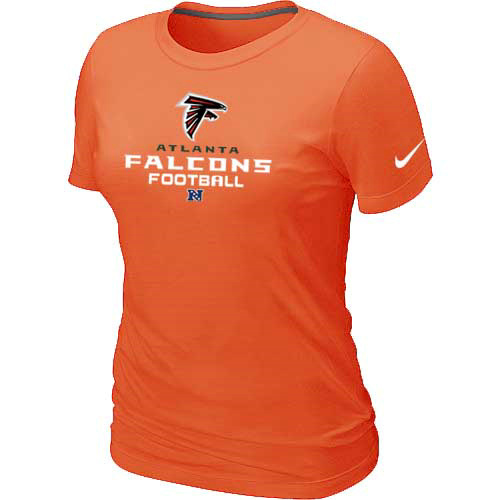 Women Atlanta Falcons orange T-Shirt