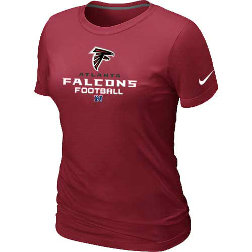 Women Atlanta Falcons red T-Shirt