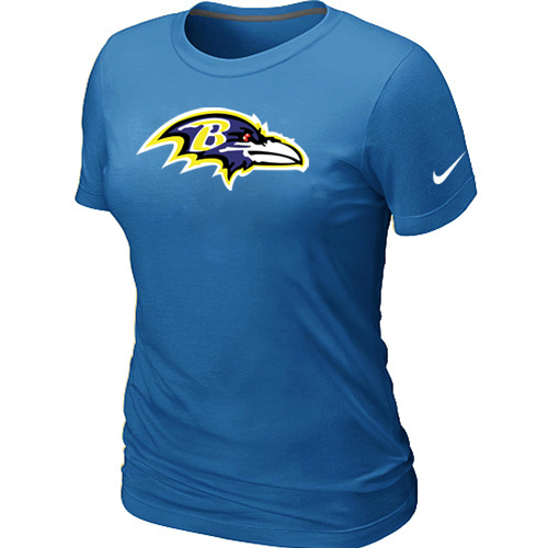 Women Baltimore Ravens L.blue T-Shirts
