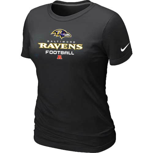 Women Baltimore Ravens black T-Shirt