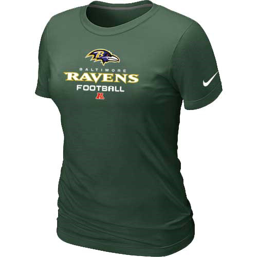 Women Baltimore Ravens deep green T-Shirt
