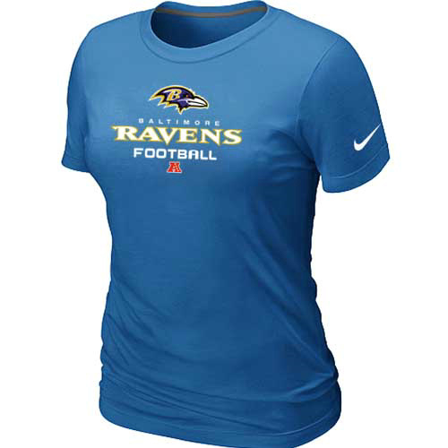 Women Baltimore Ravens light blue T-Shirt