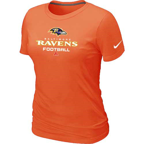 Women Baltimore Ravens orange T-Shirt