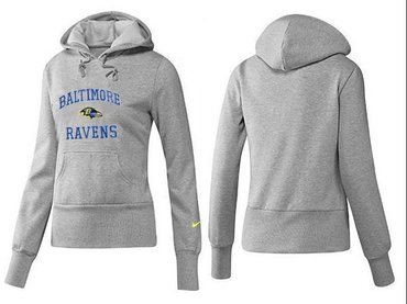 Women Baltimore ravens Logo Pullover Hoodie-- (16)