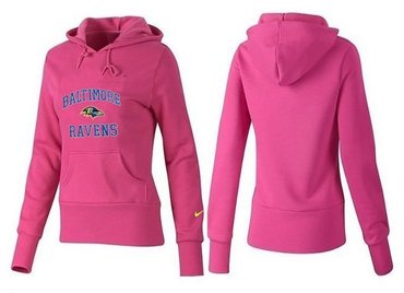 Women Baltimore ravens Logo Pullover Hoodie-- (18)