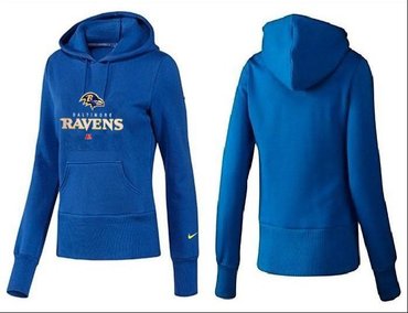 Women Baltimore ravens Logo Pullover Hoodie-- (23)