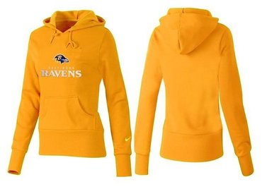 Women Baltimore ravens Logo Pullover Hoodie-- (30)