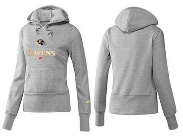 Women Baltimore ravens Logo Pullover Hoodie-- (32)