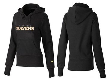 Women Baltimore ravens Logo Pullover Hoodie-- (42)