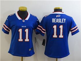 Women Bills 11 Cole Beasley Blue Limited Jersey