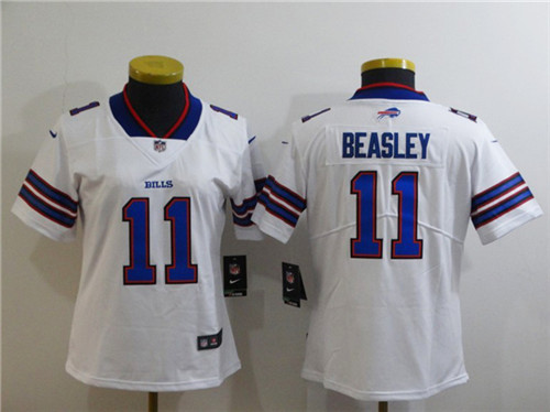 Women Bills 11 Cole Beasley White Vapor Untouchable Limited Jersey