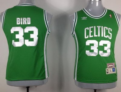 Women Boston Celtics 33# Larry Bird Green NBA Jerseys