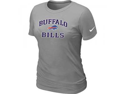 Women Buffalo Bills Heart & Soul L.Grey T-Shirt