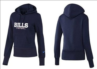 Women Buffalo Bills Logo Pullover Hoodie-- (48)