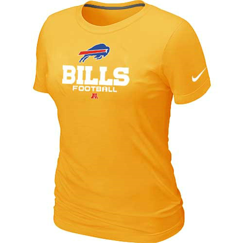 Women Buffalo Bills yellow T-Shirt