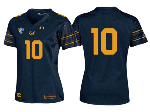 Women California Golden Bears Navy PAC-12 College Football New-Look Home Jersey11