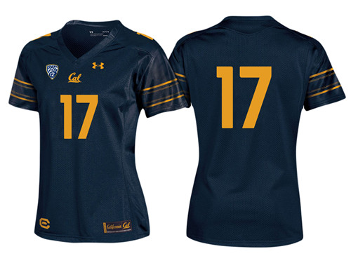 Women California Golden Bears Navy PAC-12 College Football New-Look Home Jersey14
