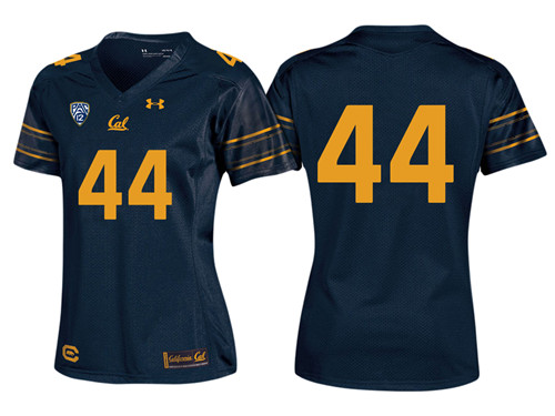 Women California Golden Bears Navy PAC-12 College Football New-Look Home Jersey9