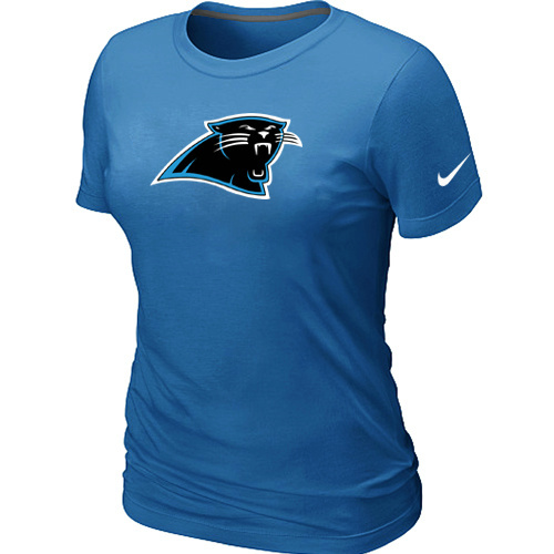 Women Carolina Panthers L.blue T-Shirts