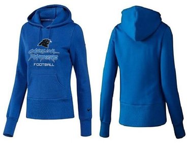 Women Carolina Panthers Logo Pullover Hoodie-- (22)