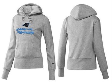 Women Carolina Panthers Logo Pullover Hoodie-- (30)