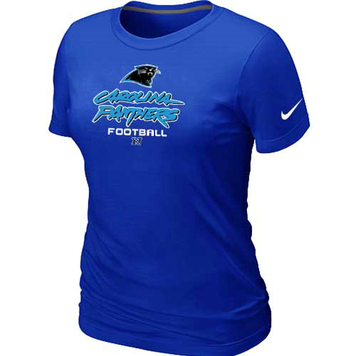 Women Carolina Panthers blue T-Shirt