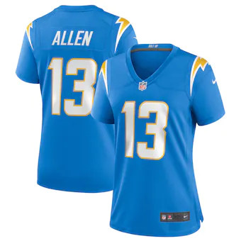 Women Chargers 13 Keenan Allen Baby Blue New Vapor Untouchable Limited Jersey