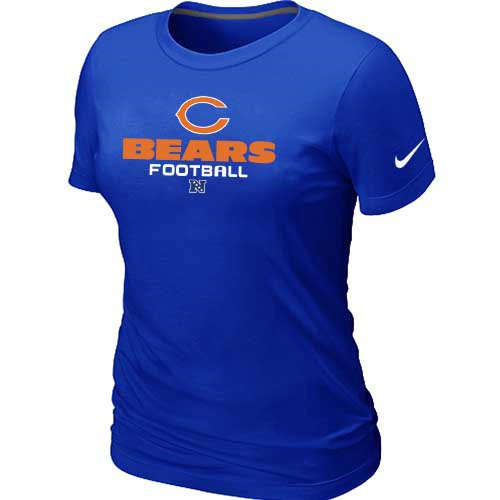Women Chicago Bears Blue T-Shirt