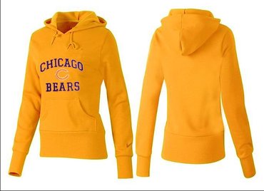 Women Chicago Bears Logo Pullover Hoodie-- (15)