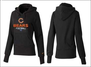 Women Chicago Bears Logo Pullover Hoodie-- (23)