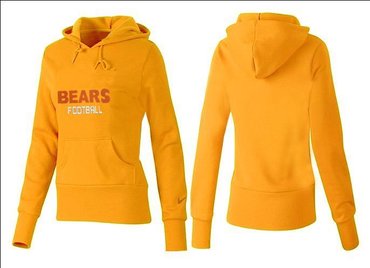 Women Chicago Bears Logo Pullover Hoodie-- (45)