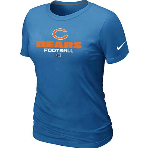 Women Chicago Bears light blue T-Shirt
