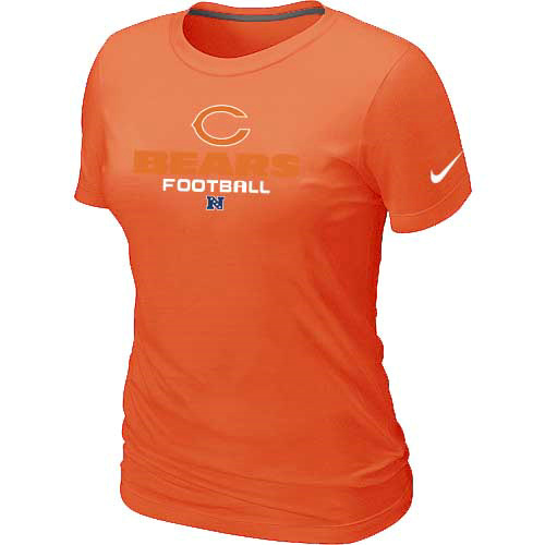 Women Chicago Bears organge T-Shirt