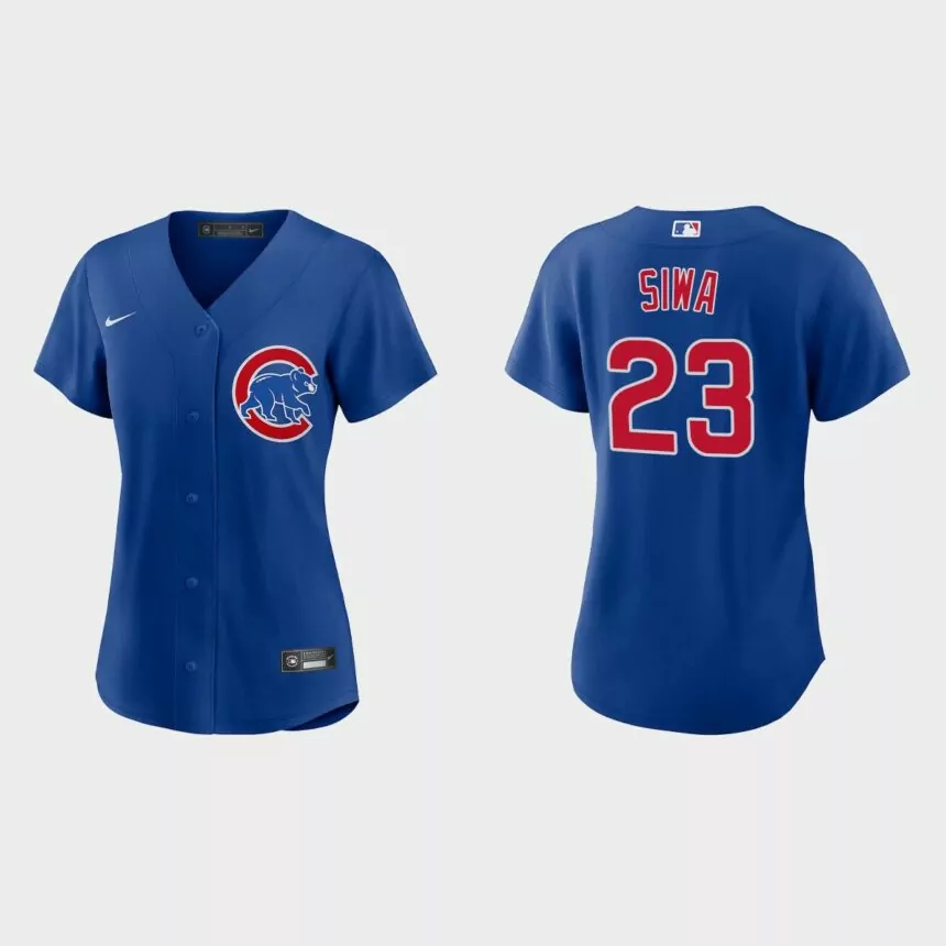 Women Chicago Cubs JoJo Siwa Replica Royal Celebrity Sluggers Alternate Jersey