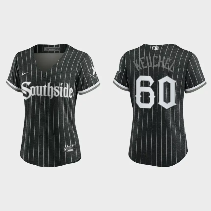 Women Chicago White Sox Dallas Keuchel Black 2021 City Connect Replica Jersey
