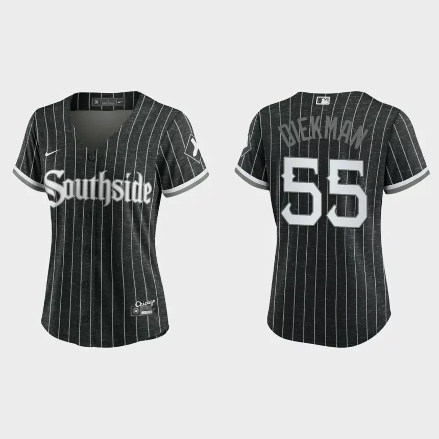 Women Chicago White Sox Jake Diekman Black City Connect Replica Jersey