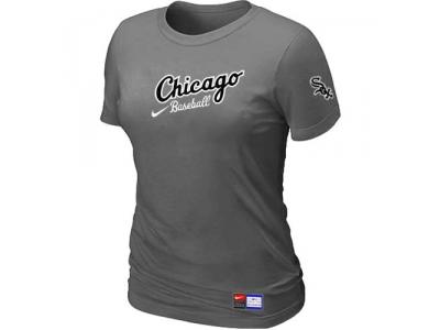 Women Chicago White Sox NEW D.Grey Away Practice T-Shirt