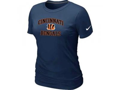 Women Cincinnati Bengals Heart & Sou D.Bluel T-Shirt