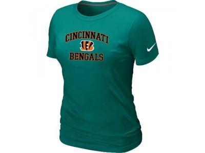 Women Cincinnati Bengals Heart & Sou L.Greenl T-Shirt