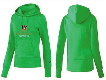 Women Cincinnati Bengals Logo Pullover Hoodie-- (32)
