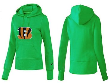 Women Cincinnati Bengals Logo Pullover Hoodie-- (6)