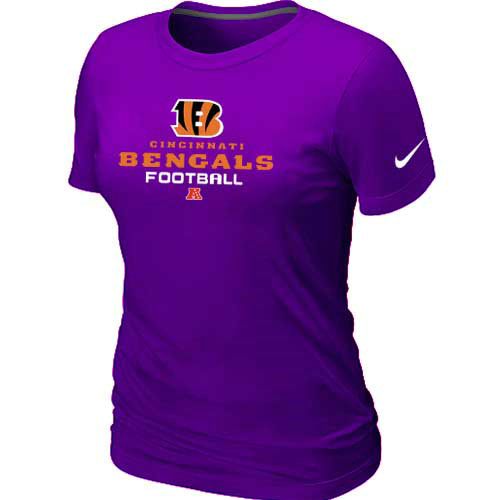 Women Cincinnati Bengals Purple T-Shirt