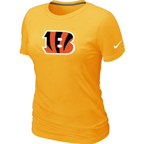 Women Cincinnati Bengals Yellow T-Shirts
