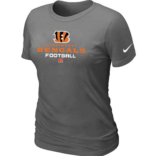 Women Cincinnati Bengals deep Grey T-Shirt