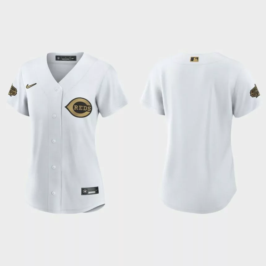 Women Cincinnati Reds White 2022 MLB All-Star Game Replica Jersey