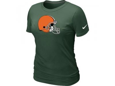 Women Cleveland Browns D.Green Logo T-Shirt