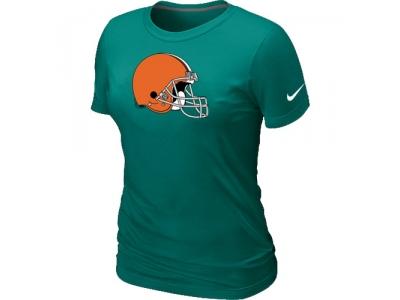 Women Cleveland Browns L.Green Logo T-Shirt