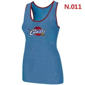 Women Cleveland Cavaliers Big & Tall Primary Logo L.Blue Tank Top